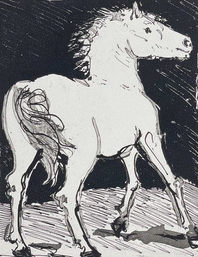 Pablo Picasso Le Cheval (The Horse) (Bloch 330, Cramer No. 37) 1942