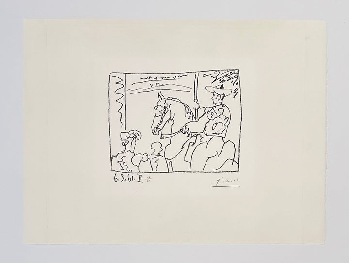 Pablo Picasso Le Picador (Bloch 1013) 1961 – Georgetown Frame Shoppe
