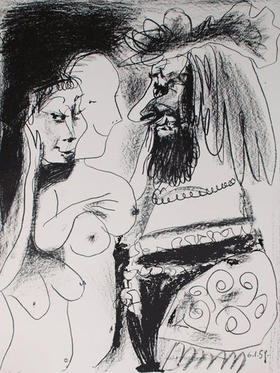 Pablo Picasso Le Vieux Roi (Bloch 869) 1959