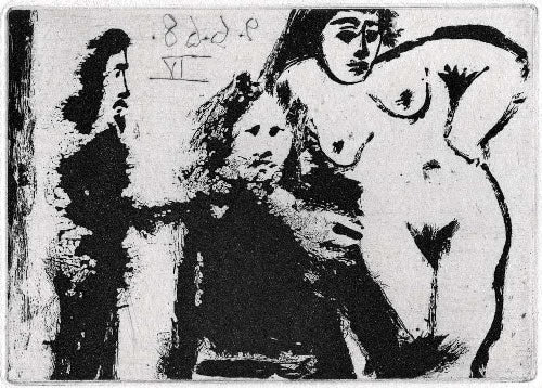 Pablo Picasso 'Mon Dieu, quel Homme, qu'il est Petit...' (Cramer 149; Published By Fequet et Baudier, Paris) 1971