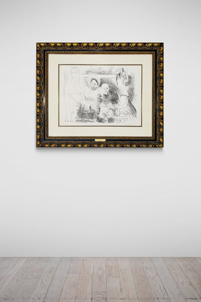 Pablo Picasso Portrait de Famille, Homme aux Bras croisés (Bloch 1029, Mourlot 383B) 1962