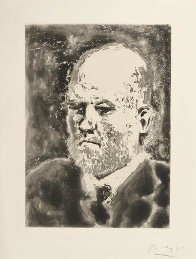 Pablo Picasso Portrait of Vollard I 1939