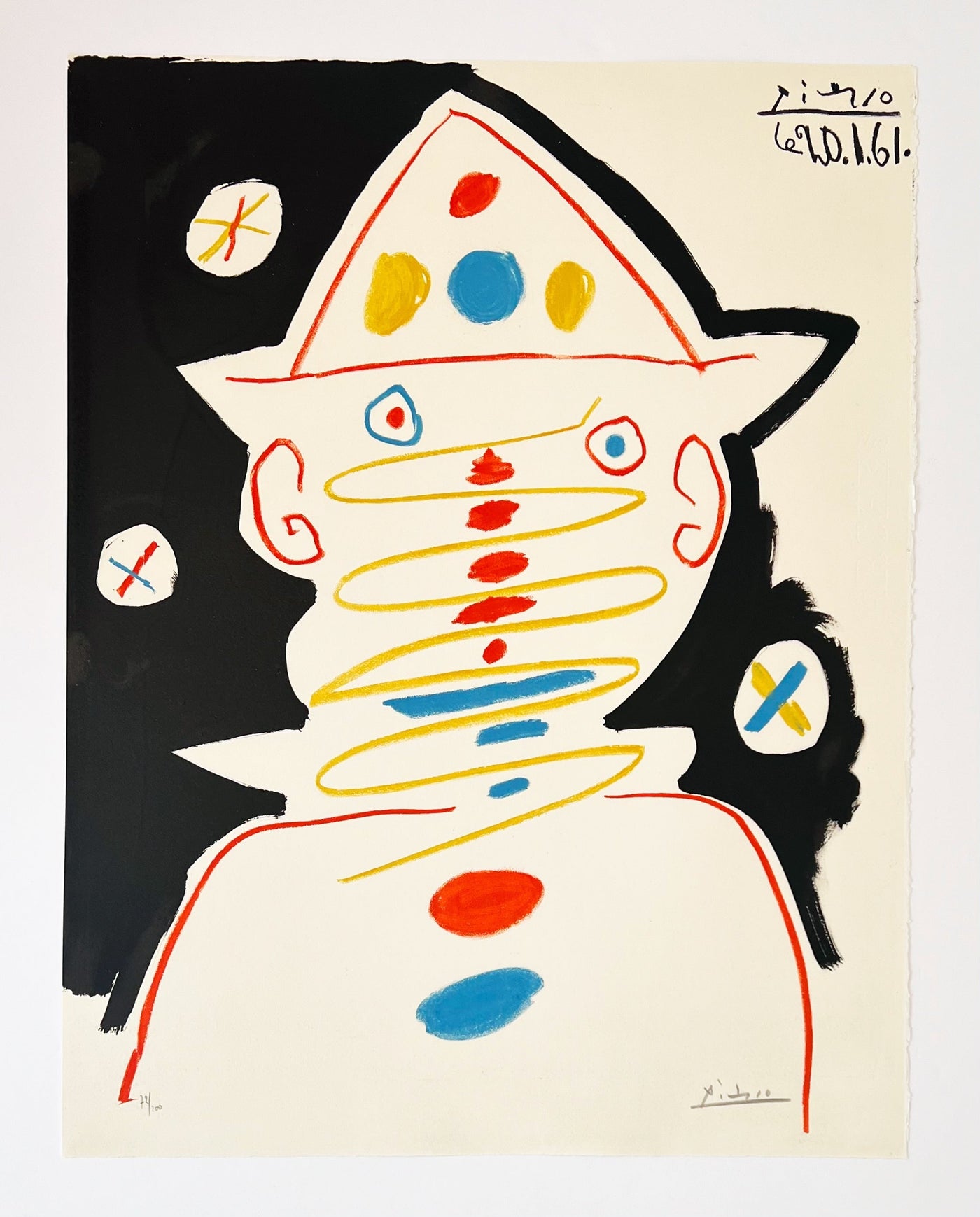 Pablo Picasso The Clown 1967