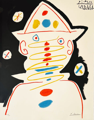 Pablo Picasso The Clown 1967