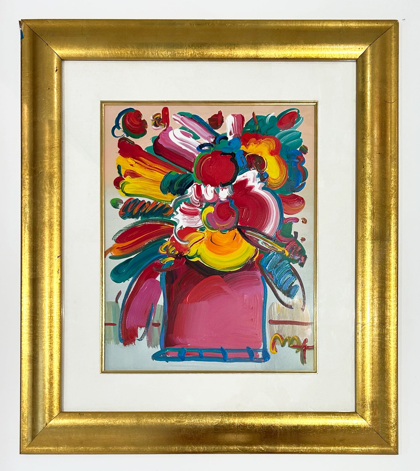 Peter Max Abstract Flowers 2003