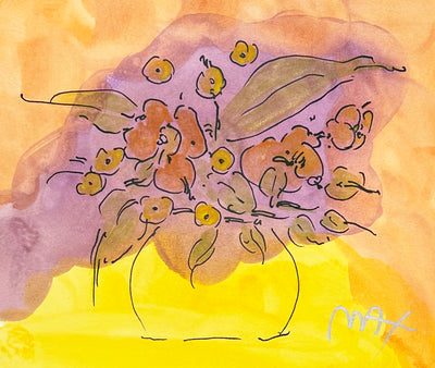 Peter Max Flower Vase 1990