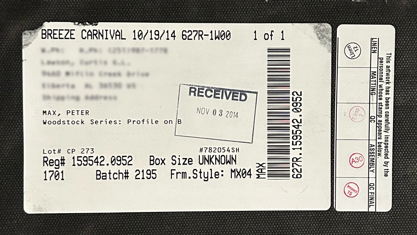 Peter Max Woodstock Series: Profile on Blends 2006