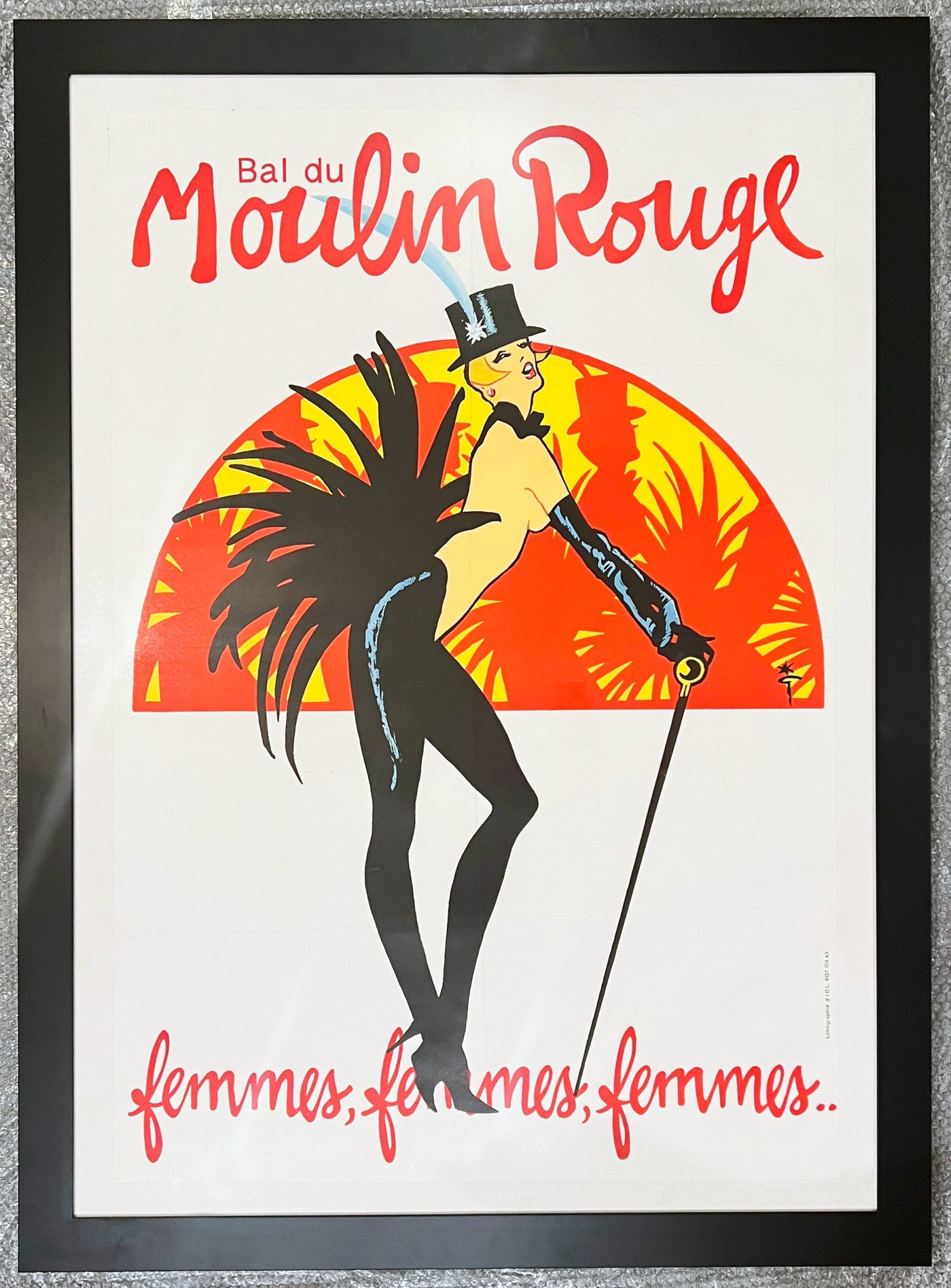 Rene Gruau Bal Du Moulin Rouge femmes femmes femmes 1983