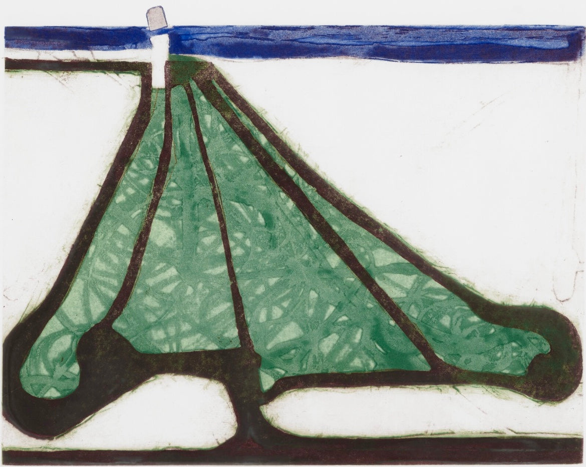 Richard Diebenkorn Green Tree Spade 1982