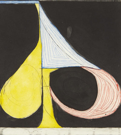 Richard Diebenkorn Tri-Color Spade 1982