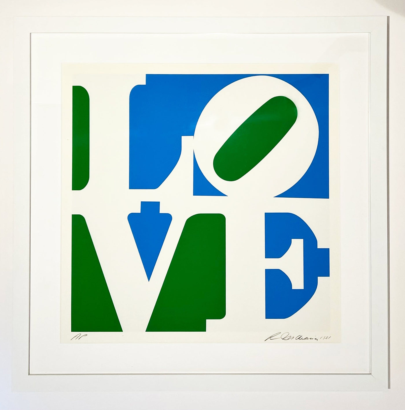Robert Indiana Lily, from A Garden of Love (Sheehan 127) 1982