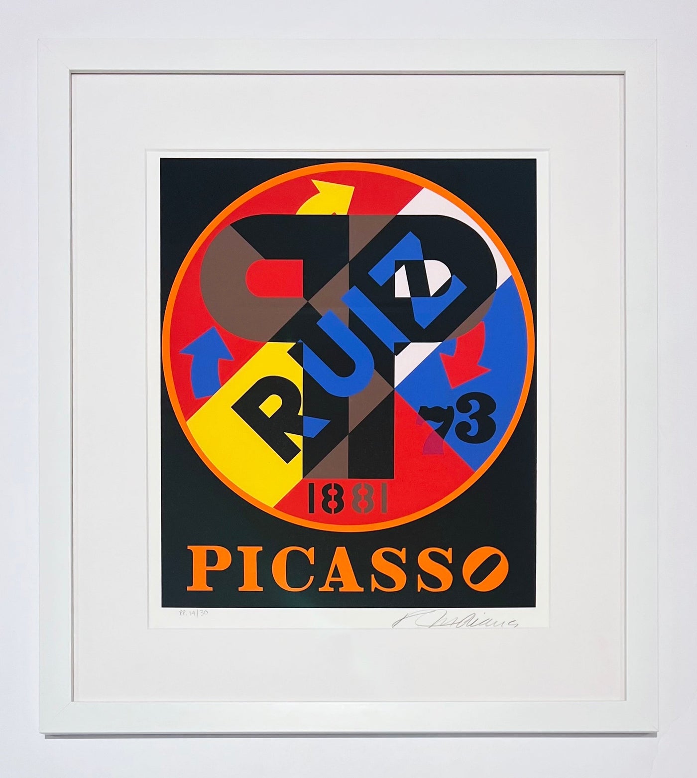 Robert Indiana Picasso 1997