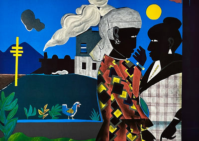 Romare Bearden The Conversation 1977