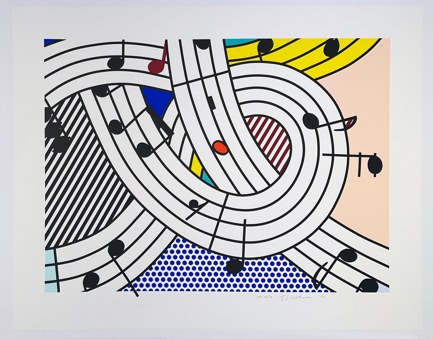 Roy Lichtenstein Composition II (Corlett 298) 1996