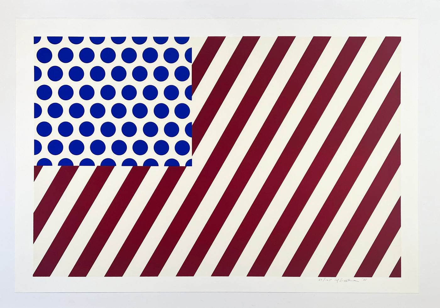 Roy Lichtenstein Forms in Space (Corlett 217) 1985