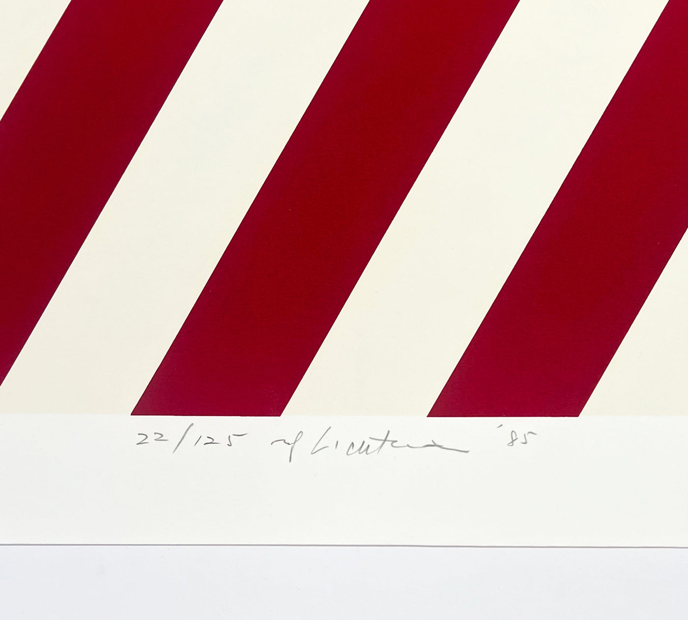 Roy Lichtenstein Forms in Space (Corlett 217) 1985