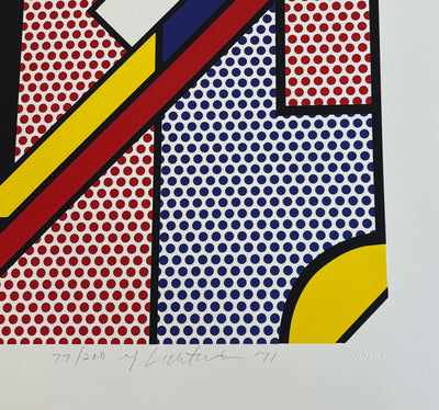 Roy Lichtenstein Modern Print (Corlett 103) 1971
