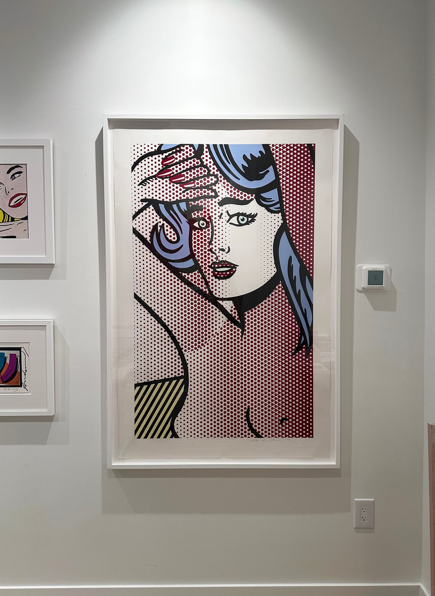 Roy Lichtenstein Nude With Blue Hair (Corlett 286) 1994