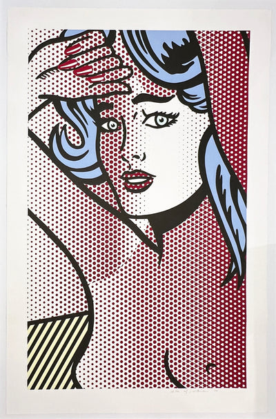 Roy Lichtenstein Nude With Blue Hair (Corlett 286) 1994