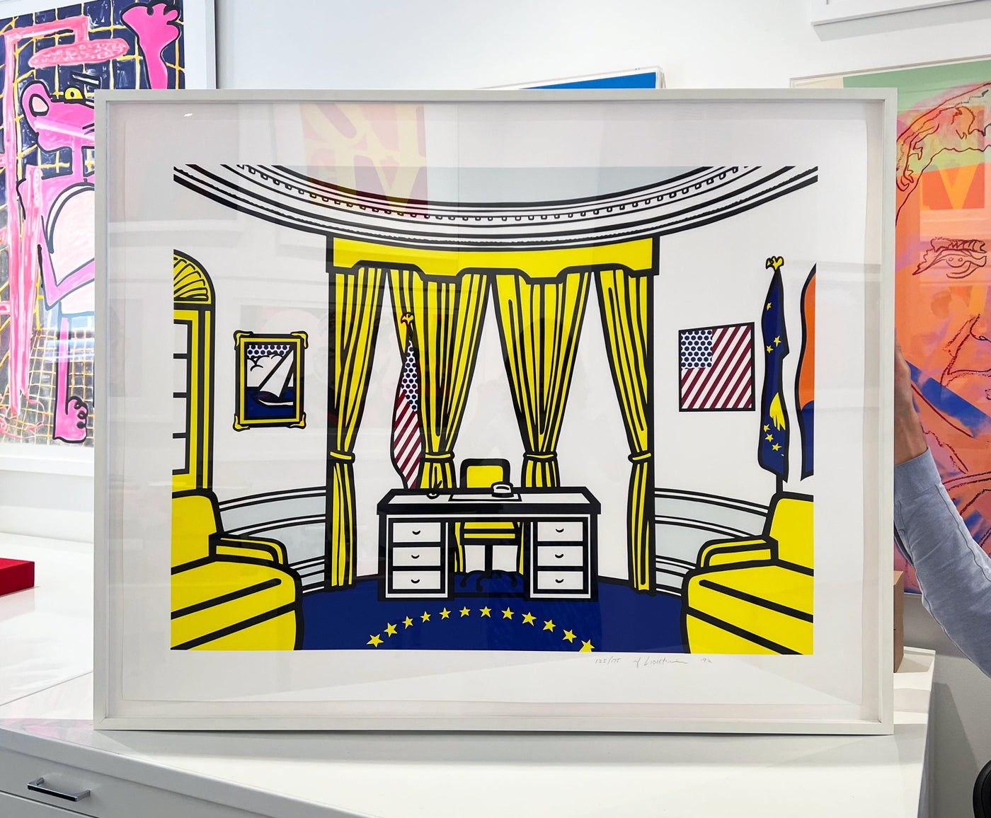 Roy Lichtenstein Oval Office (Corlett 277) 1992