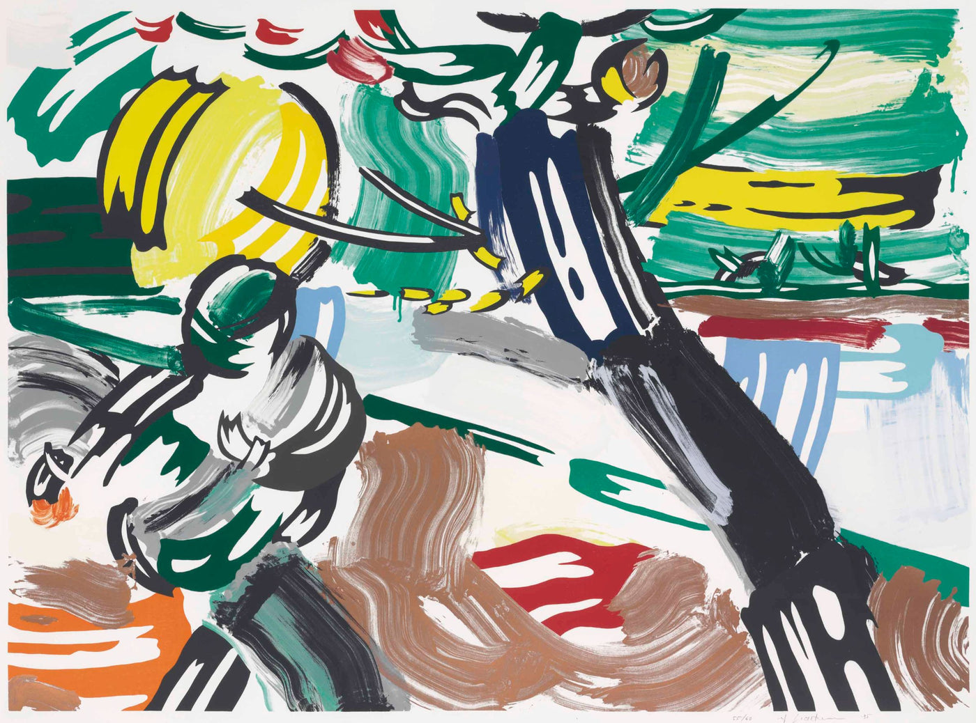 Roy Lichtenstein The Sower (Corlett 211) 1985