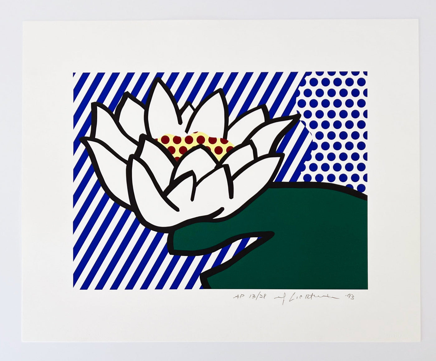 Roy Lichtenstein Water Lily (Corlett 281) 1993