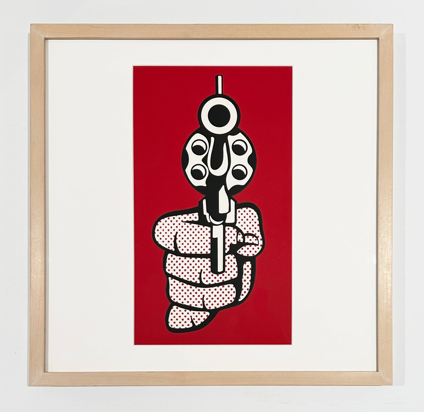 Roy Lichtenstein (after) Pistol (from Banner, Multiples Calendar) 1969