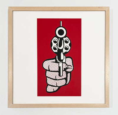 Roy Lichtenstein (after) Pistol (from Banner, Multiples Calendar) 1969
