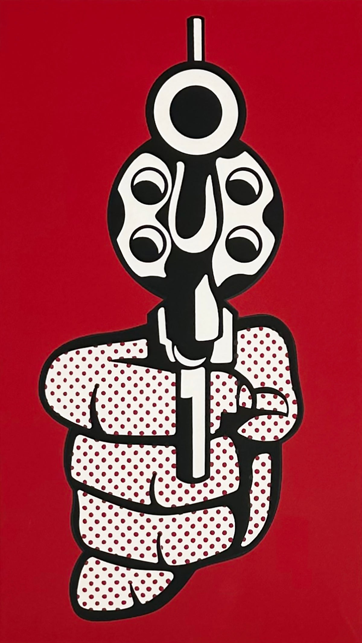 Roy Lichtenstein (after) Pistol (from Banner, Multiples Calendar) 1969
