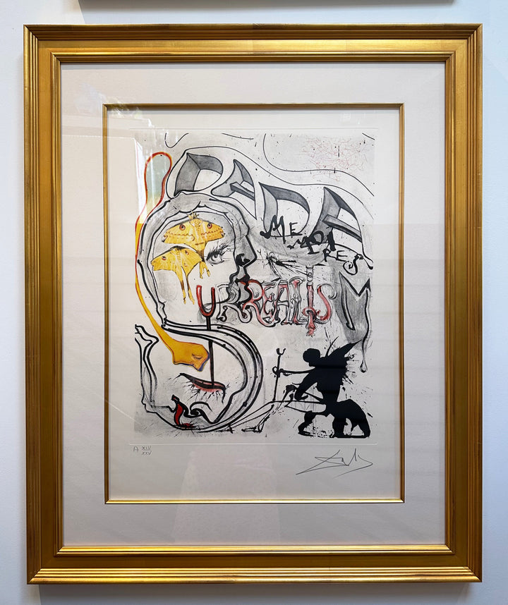 Salvador Dali Angel of Dada Surrealism (Field 71-15A) 1971