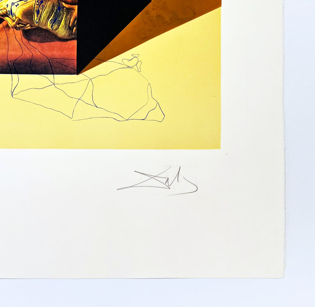 Salvador Dali Caring for a Surrealist Watch (Field 71-15 J) 1971