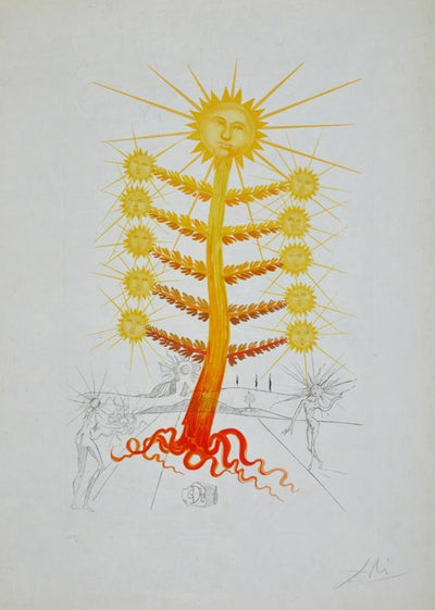 Salvador Dali Helianthus solifer from Flora Dalinae (Field 68-3 E) 1968