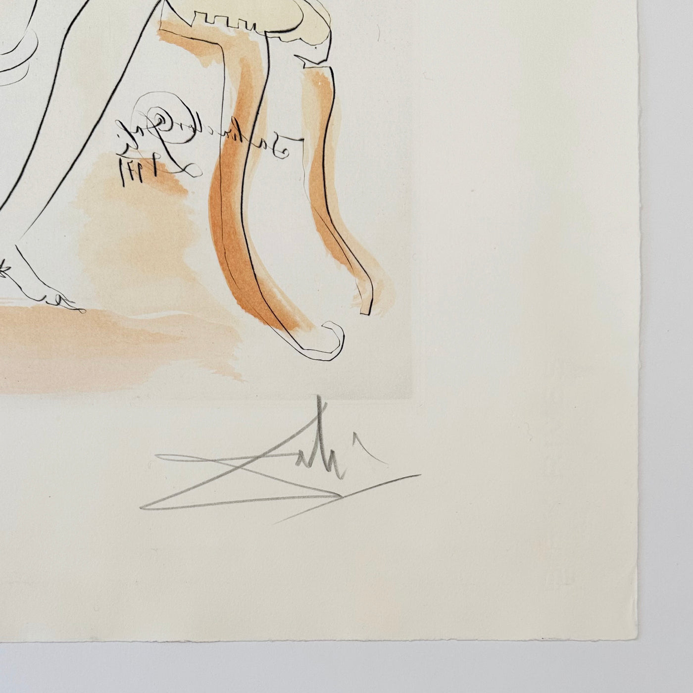 Salvador Dali Ladies of the Renaissance (Field 71-8C) 1971