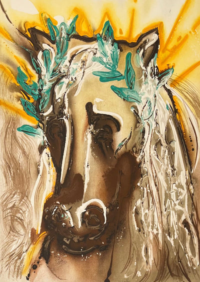 Salvador Dali Le Cheval du printemps (Field 72-6T) 1972