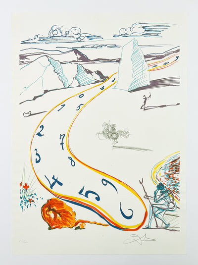 Salvador Dali Melting Space-Time (Field 75-11G) 1975