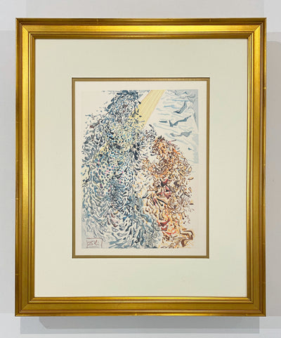 Salvador Dali Paradise: Canto 14 (Field pp. 189-200) 1974