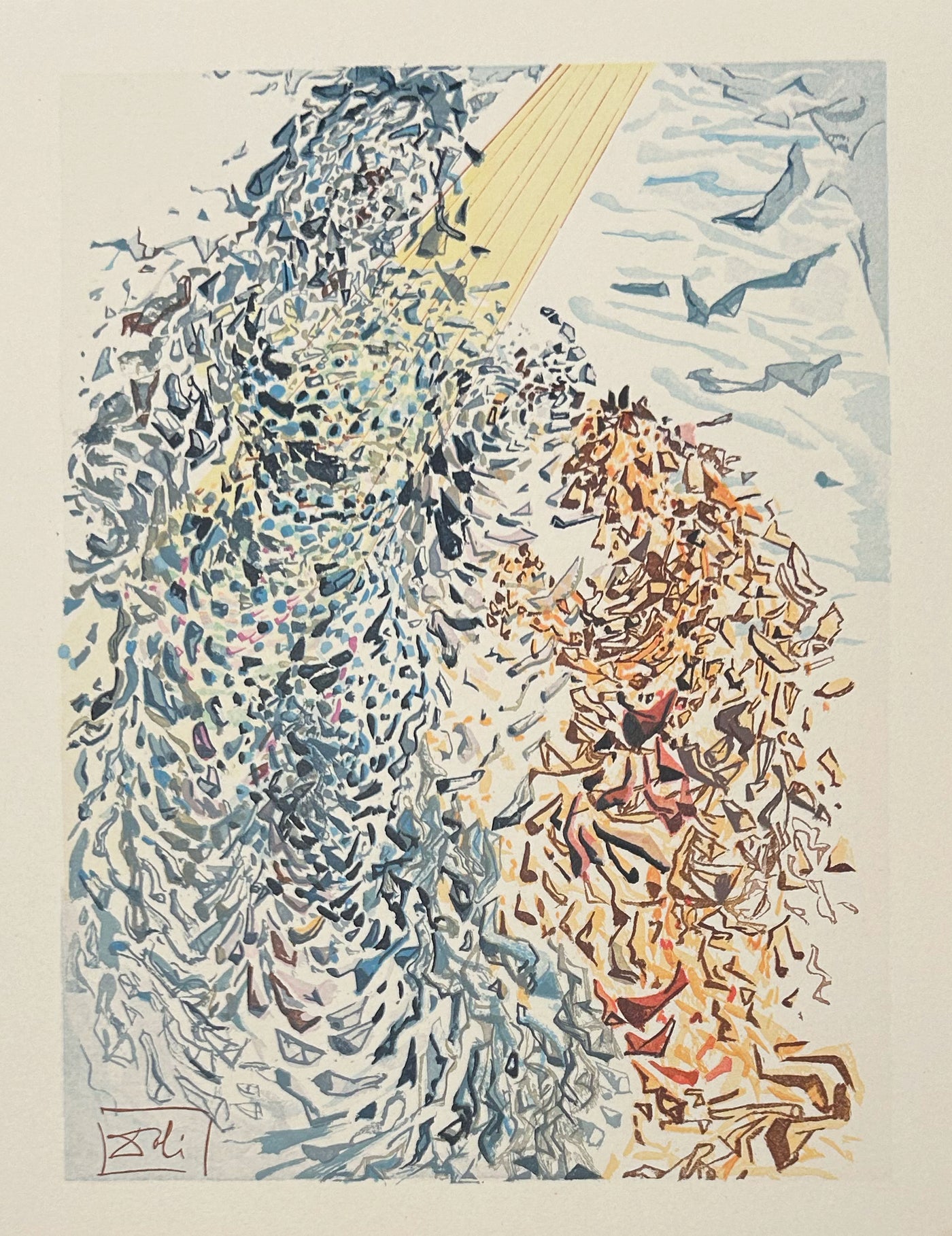 Salvador Dali Paradise: Canto 14 (Field pp. 189-200) 1974
