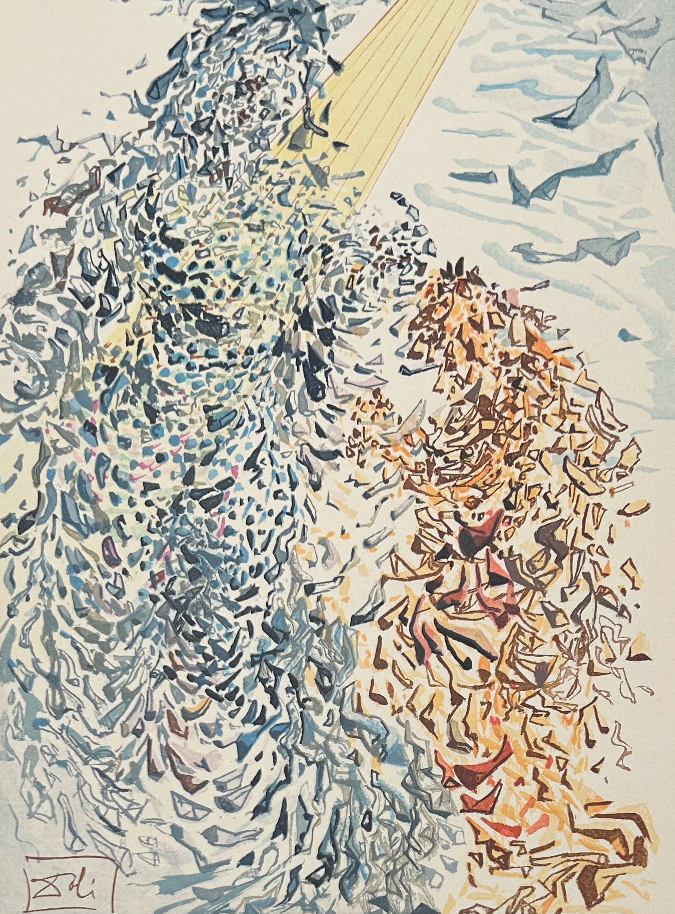 Salvador Dali Paradise: Canto 14 (Field pp. 189-200) 1974