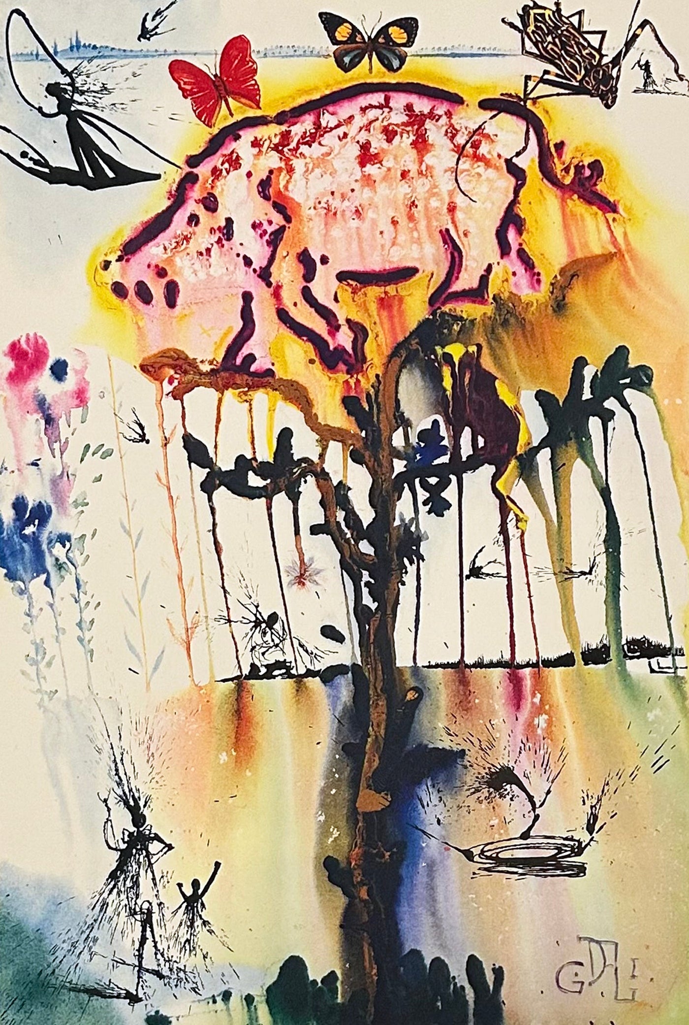 Salvador Dali Pig and Pepper (tree) (Field 69-5G) 1969