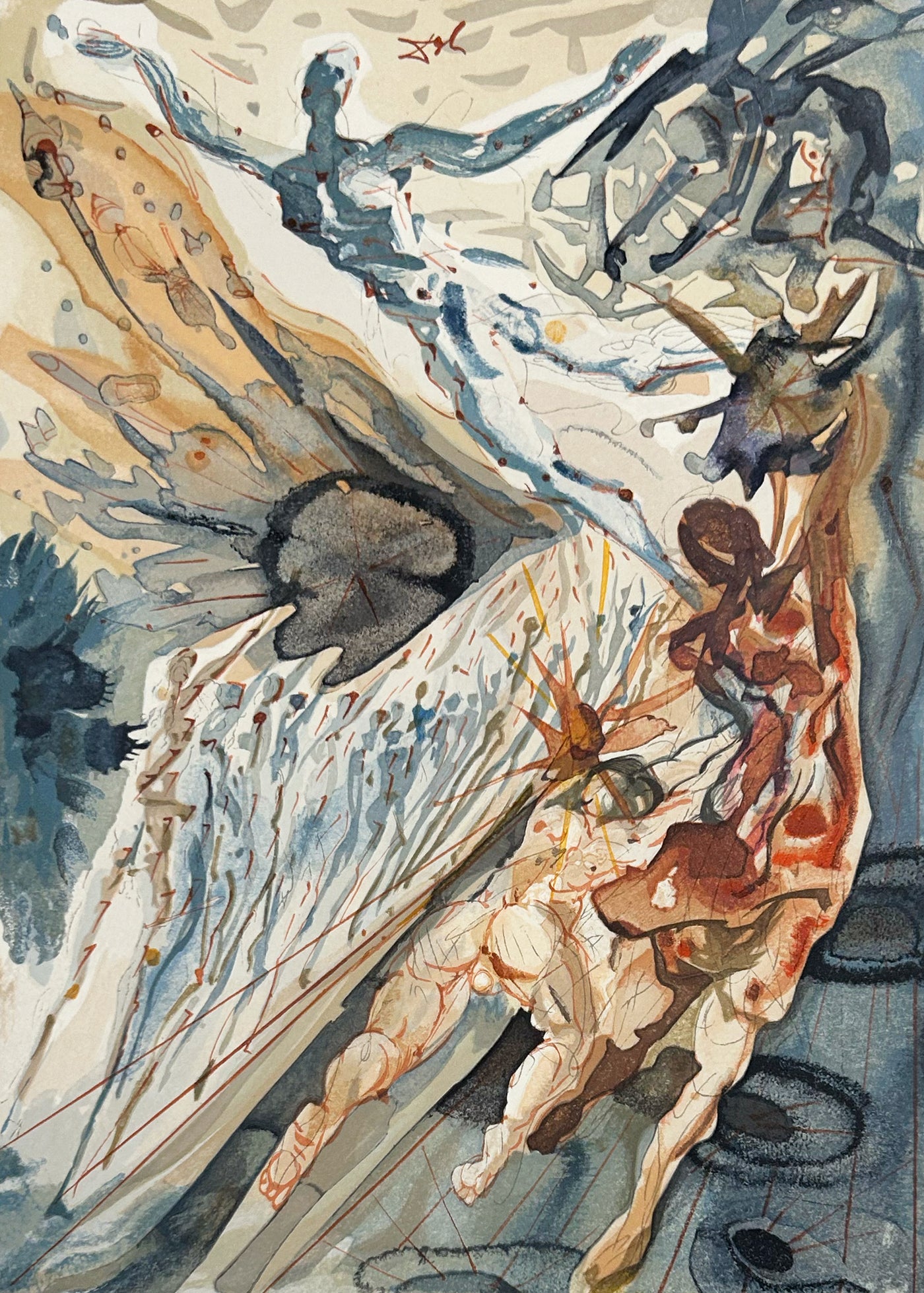 Salvador Dali Purgatory: Canto 26 (Field pp. 189-200) 1974 – Georgetown ...