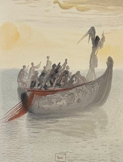 Salvador Dali Purgatory: Canto 2 (Field pp. 189-200) 1974