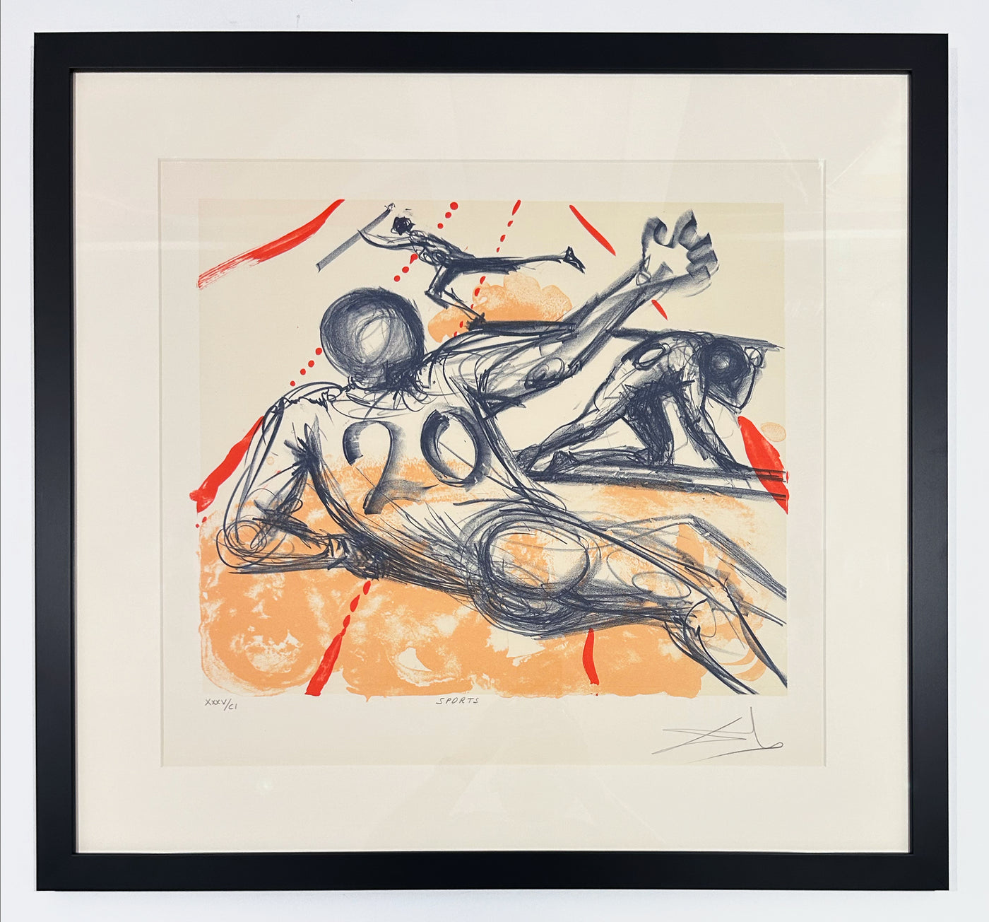 Salvador Dali Sports (Field 73-2B) 1973