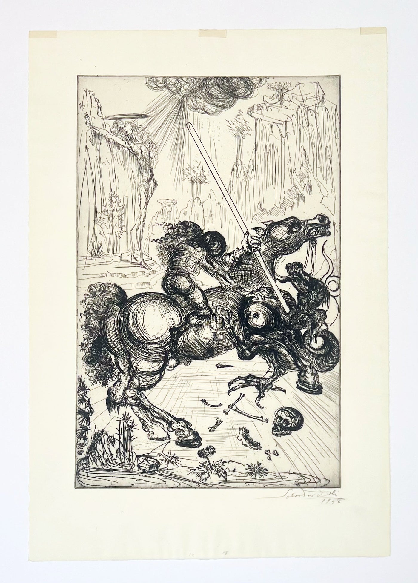 Salvador Dali St. George and the Dragon (Field 47-1) 1947
