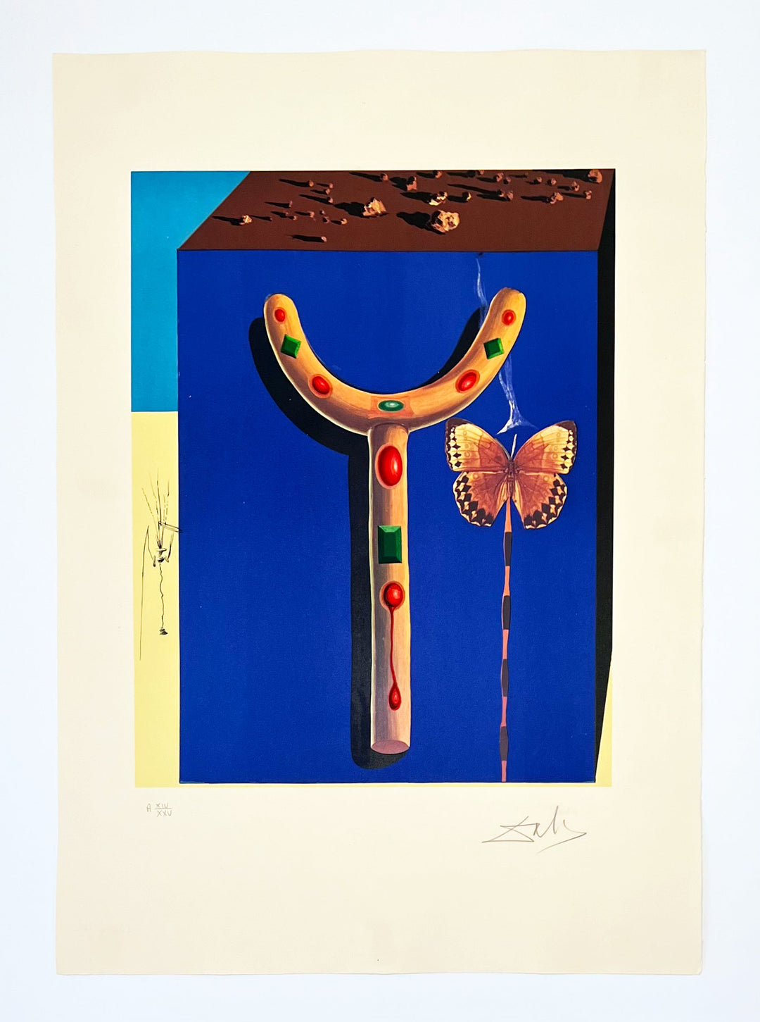 Salvador Dali Surrealist Crutches (Field 71-15 K) 1971