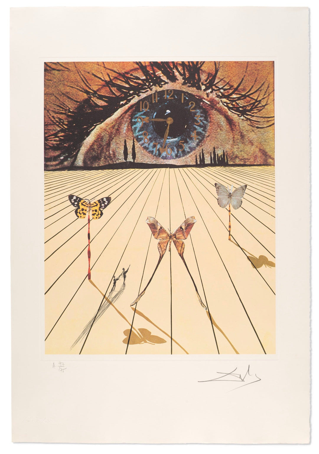 Salvador Dali The Eye of Surrealist Time (Field 71-15 F) 1971