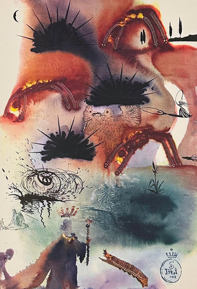 Salvador Dali The Lobster Quadrille (Field 69-5K) 1969