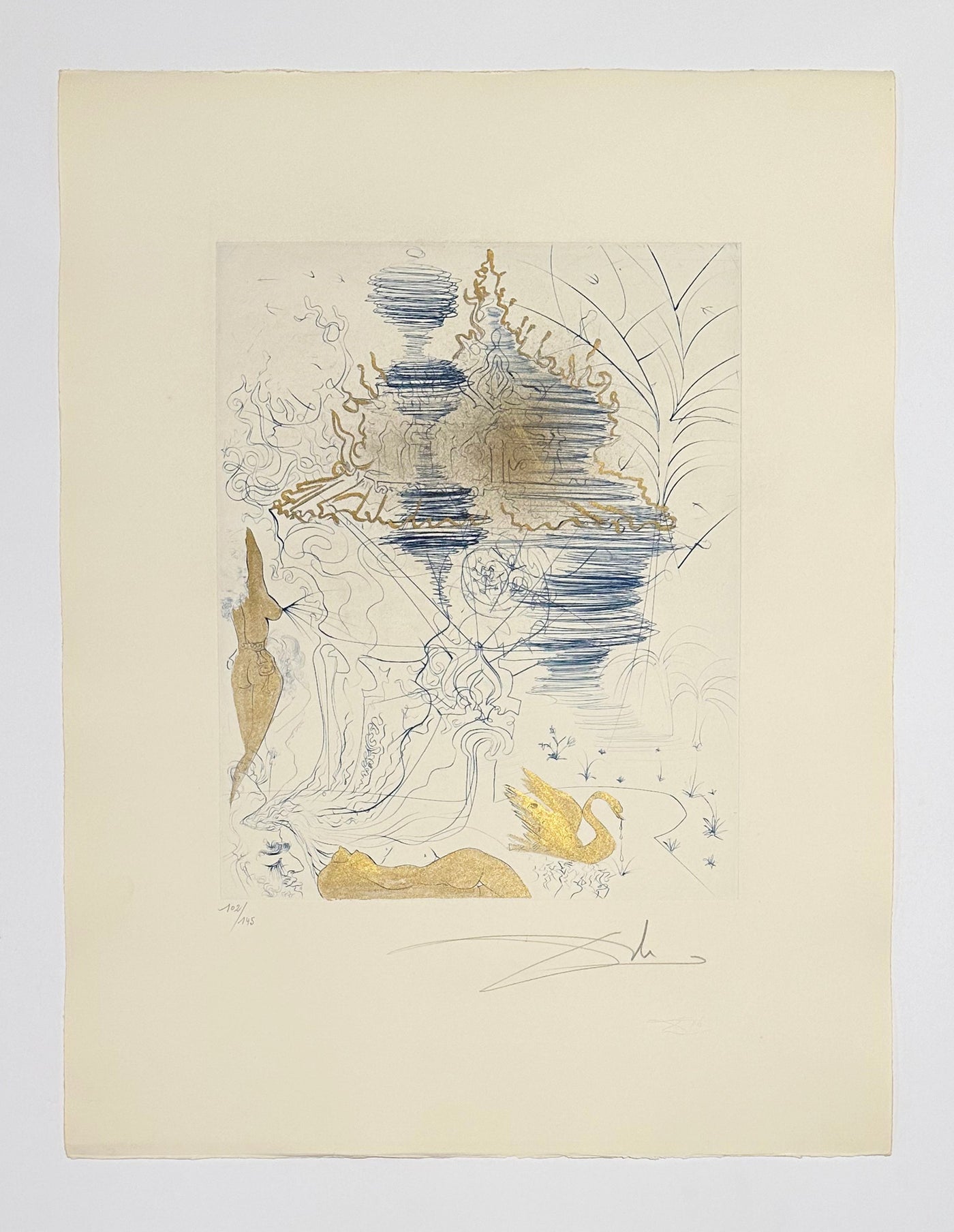 Salvador Dali The pagoda (Field 69-13F) 1969