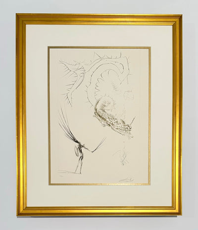 Salvador Dali Tristan and the Dragon (Field 70-10E) 1970