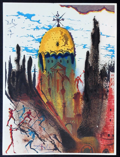 Salvador Dali Untitled from Romeo and Juliet (Lopsinger #1601) 1975