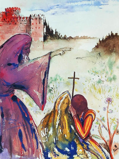 Salvador Dali Untitled from Romeo and Juliet (Lopsinger #1601) 1975